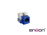 CONECTOR JACK ENSON ENS-JC5BL CAT5E COLOR AZUL A 90 GRADOS PONCHADO CON PINZAS Y CUBREPOLVO