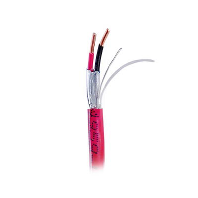 Bobina de alambre de 305 metros de 2 conductores calibre 16 de color rojo para aplicaciones de sistemas de detección de incendio y sistemas de evacuación. Bobina de alambre de 305 metros de 2 conductores calibre 16 de color rojo para aplicaciones de sistemas de detección de incendio y sistemas de evacuación.