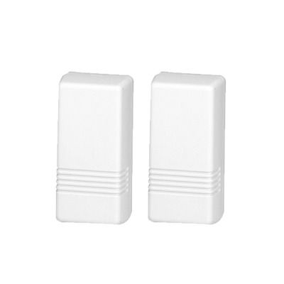 Contacto Magnético Inalámbrico / Se puede conectar OTRO Sensor Cableado / 2 Zonas /Batería de Larga Duración 3-5 años
