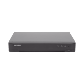 (Reconocimiento de Rostros / ACUSENSE) DVR 4 Megapixel / 16 Canales TURBOHD + 8 Canales IP / 1 Bahía de Disco Duro / 1 Canal de Audio / Audio por Coaxitron