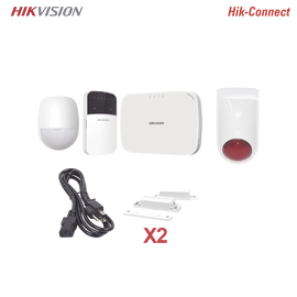 KIT Panel de Alarma / 1 Panel Híbrido / 1 Teclado 8 zonas / 1 PIR / 2 Contactos Magnéticos / 1 Cable de alimentación / 1 Sirena