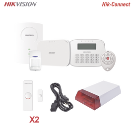 KIT Panel de Alarma / 1 Panel Híbrido / 1 Monitor LCD / 1 Expansor de zonas / 2 Contactos Magnéticos / 1 PIR / 1 Control remoto / 1 Cable de alimentación / 1 Sirena