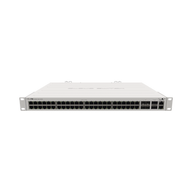 MikroTik CRS354-48G-4S+2Q+RM - Conmutador - L3 - 48 x 10/100/1000 + 4 x 10 Gigabit SFP+ + 2 x 40 Gigabit QSFP+ - sobremesa, montaje en rack