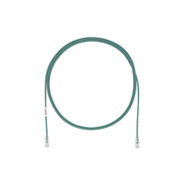 Cable de Parcheo TX6, UTP Cat6, Diámetro Reducido (28AWG), Color Verde, 20ft