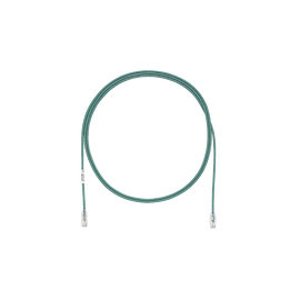 Cable de Parcheo TX6, UTP Cat6, Diámetro Reducido (28AWG), Color Verde, 3ft