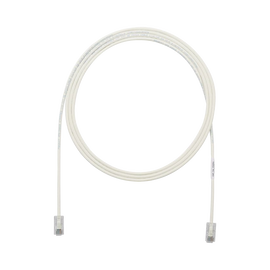 Cable de Parcheo UTP Cat6A, CM/LSZH, Diámetro Reducido (28AWG), Color Blanco Mate, 15ft