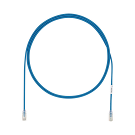 Cable de Parcheo UTP Cat6A, CM/LSZH, Diámetro Reducido (28AWG), Color Azul, 3ft