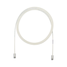 Cable de Parcheo UTP Cat6A, CM/LSZH, Diámetro Reducido (28AWG), Color Blanco Mate, 5ft