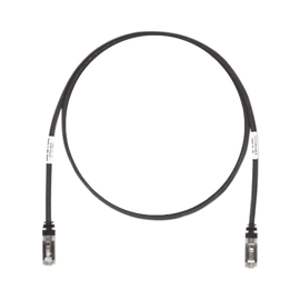Patch Cord Cat6A, Blindado S/FTP, CM/LS0H, 10 Metros, Color Negro