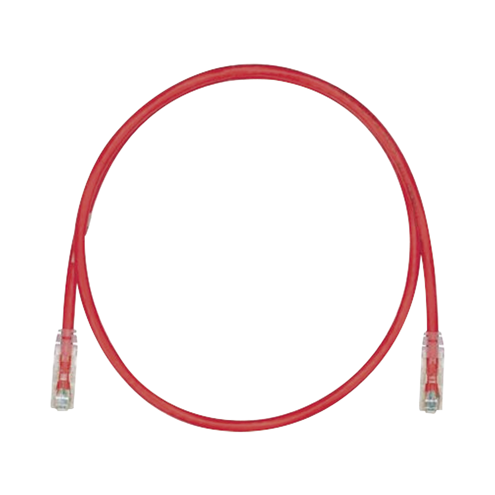 Cable de Parcheo TX6, UTP Cat6, 24 AWG, CM/LSZH, Color Rojo, 3ft