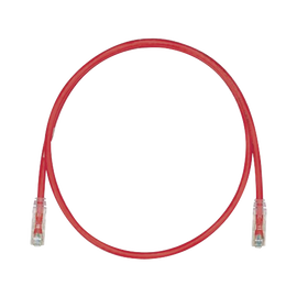 Cable de Parcheo TX6, UTP Cat6, 24 AWG, CM/LSZH, Color Rojo, 3ft