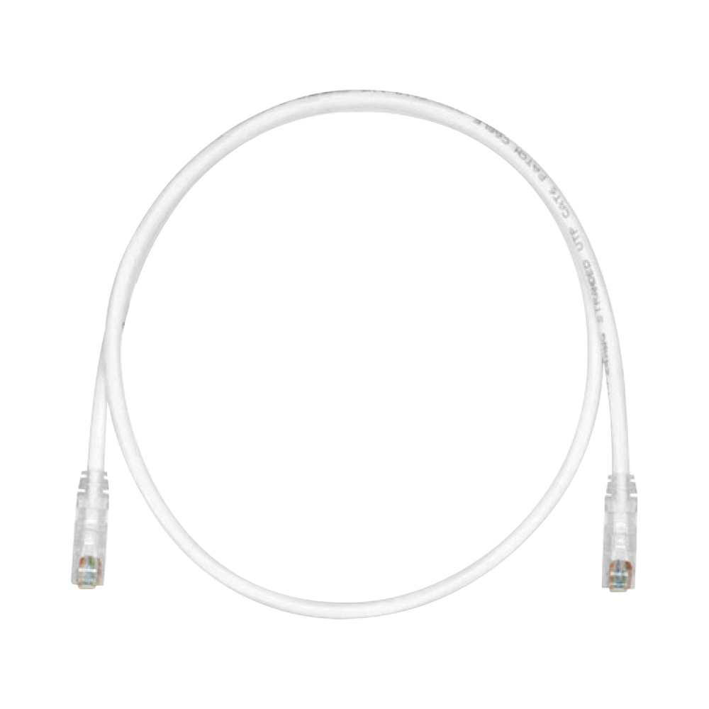 Cable de Parcheo TX6, UTP Cat6, 24 AWG, CM/LSZH, Color Blanco Mate, 3ft