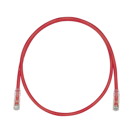 Cable de Parcheo TX6, UTP Cat6, 24 AWG, CM/LSZH, Color Rojo, 5ft