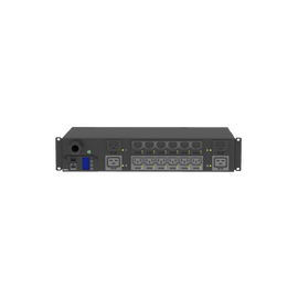 PDU Switchable y Monitoreable por Toma (MS) para Distribución de Energía, Enchufe de Entrada NEMA L6-30P, Con 12 Salidas C13 y 4 Salidas C19, Horizontal 19in, 208 Vca, 30 Amp, 2UR
