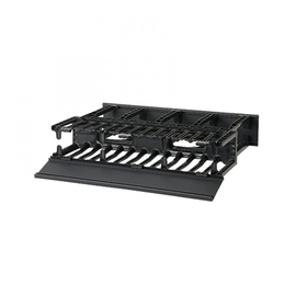 Organizador de Cables Horizontal NetManager, Doble (Frontal y Posterior), Para Rack de 19in, 2UR