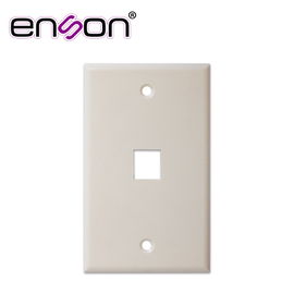 PLACA DE PARED (FACEPLATE) UNIVERSAL ENS-FP61 ENSON 1 PUERTO ESTILO KEYCONNECT CAT6A CAT6 CAT5E CONECTORES DE FIBRA OPTICA Y COAXIALES COLOR BLANCO USO INTERIOR MATERIAL PLASTICO ABS PLACA DE PARED (FACEPLATE) UNIVERSAL ENS-FP61 ENSON 1 PUERTO ESTILO KEYCONNECT CAT6A CAT6 CAT5E CONECTORES DE FIBRA OPTICA Y COAXIALES COLOR BLANCO USO INTERIOR MATERIAL PLASTICO ABS