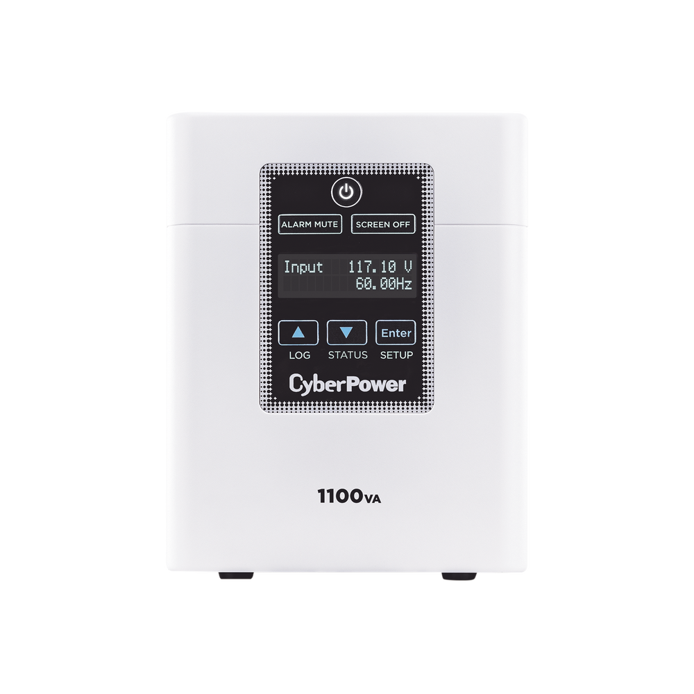 UPS de Grado Medico, de 1100 VA/880 W, Topología Línea Interactiva, Entrada 120 Vca NEMA 5-15P-HG, Tipo Mini Torre, Con 6 Tomas NEMA 5-15R-HG
