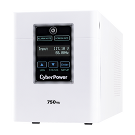 UPS de Grado Medico, de 750 VA/600 W, Topología Línea Interactiva, Entrada 120 Vca NEMA 5-15P-HG, Tipo Mini Torre, Con 6 Tomas NEMA 5-15R-HG