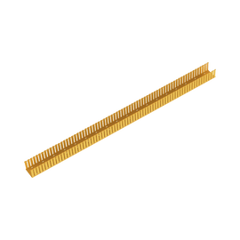 Canaleta Ranurada de PVC sin Tapa, Fiber-Duct™, 4 in de Ancho, 4 in de Alto y 1828.8 mm de Largo, Color Amarillo