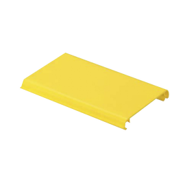Tapa Con Bisagra a Presión Para Canaleta FiberRunner™ FR4X4YL6, de PVC Rígido, Color Amarillo, 1.8 m de Largo