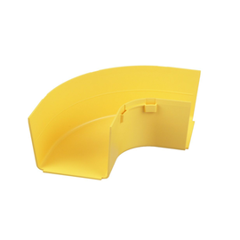 Ángulo Recto a 90º Horizontal, Para Canaletas FiberRunner™ 4X4, Color Amarillo