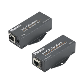 Kit de Extensor PoE/PoE+, Hasta 610 Metros (2000 ft) con Cable Cat5e o Cat6, 10/100Mbps, Incluye Transmisor y Receptor