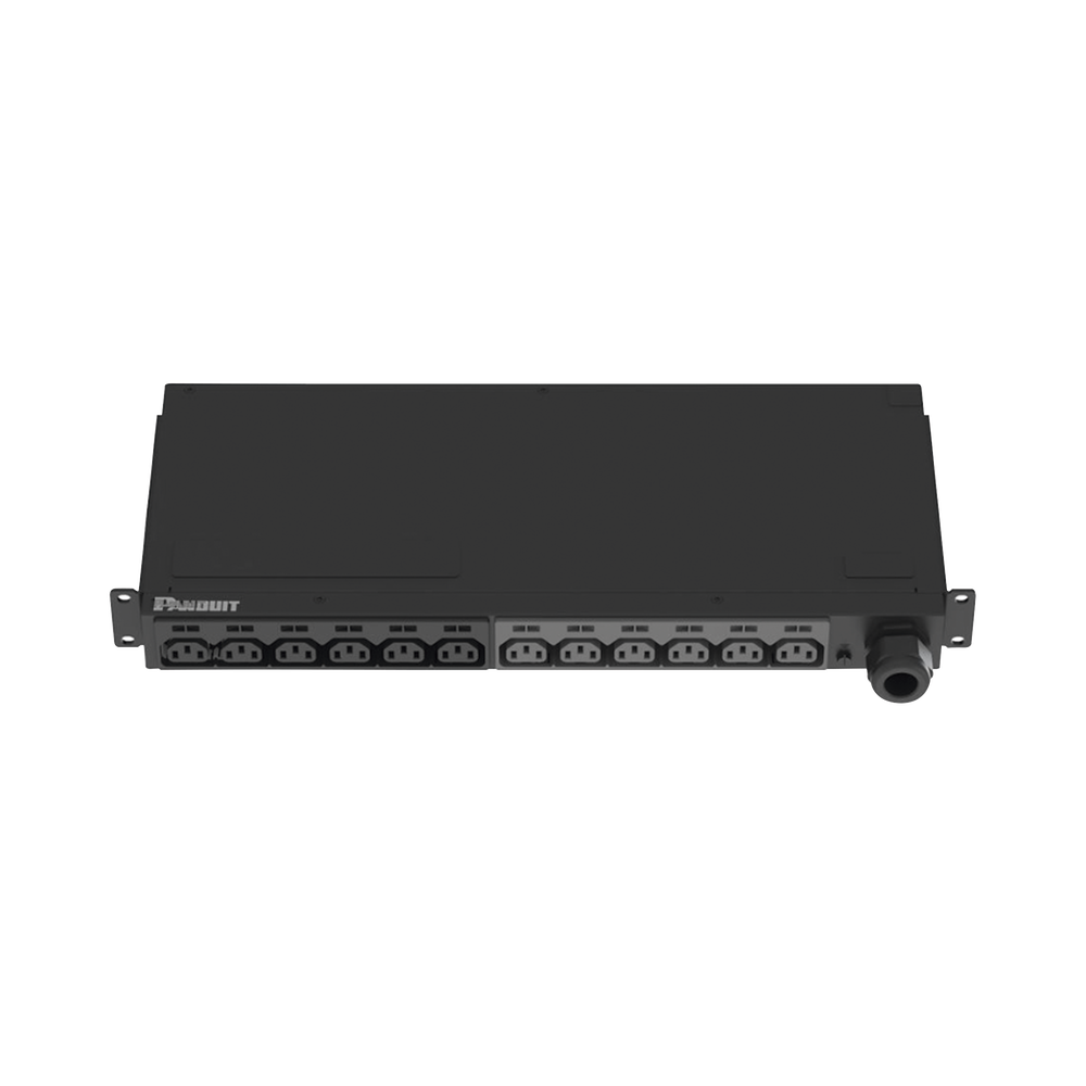 PDU Básico para Distribución de Energía, Enchufe de Entrada NEMA L6-30P, Con 12 Contactos C13, Instalación Horizontal de 19in, 1UR, 20 Amp, 208 Vca