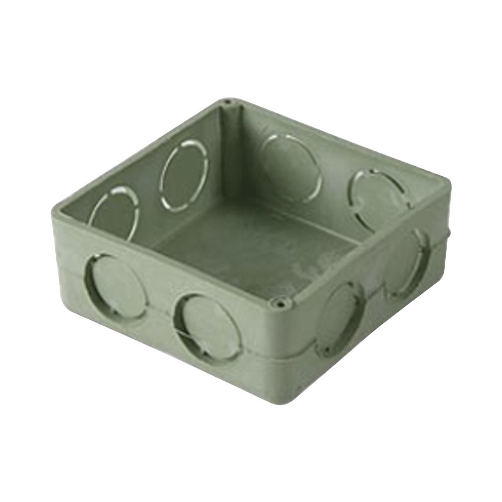Caja cuadrada de 1/2  para instalaciones con tuberia PVC Conduit pesado