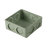Caja cuadrada de 1  para instalaciones con tuberia PVC Conduit pesado