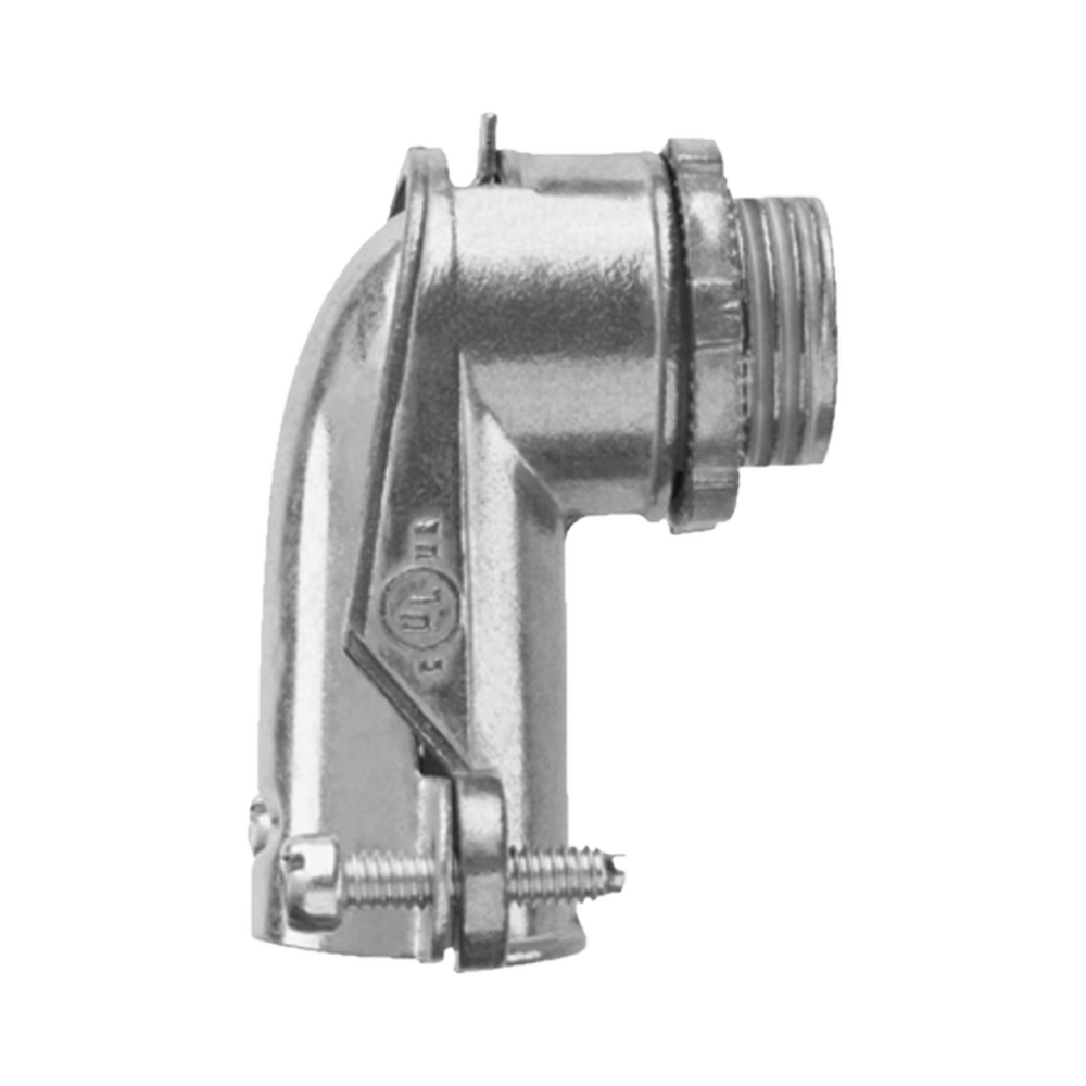 Conector curvo para tubo flexible   3/8