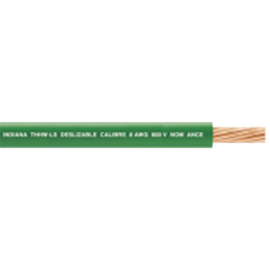 Cable 16 awg  color verde,Conductor de cobre suave cableado. Aislamiento de PVC, auto-extinguible.BOBINA de 100 MTS