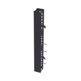 Kit Organizador Vertical de Cable Sencillo para Rack Abierto de 24 Unidades para EIQR3224 y EIRL5524DR.