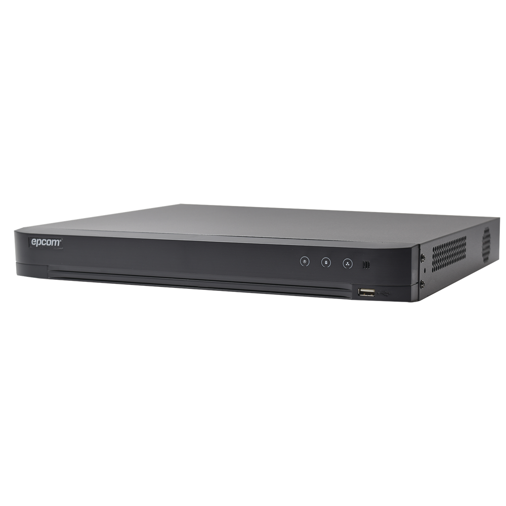DVR 4 Megapixel / 4 Canales TURBOHD + 2 Canales IP / Detección de Rostros / 1 Bahía de Disco Duro / Audio por Coaxitron / Evita Falsas Alarmas / Salida de Vídeo en Full HD