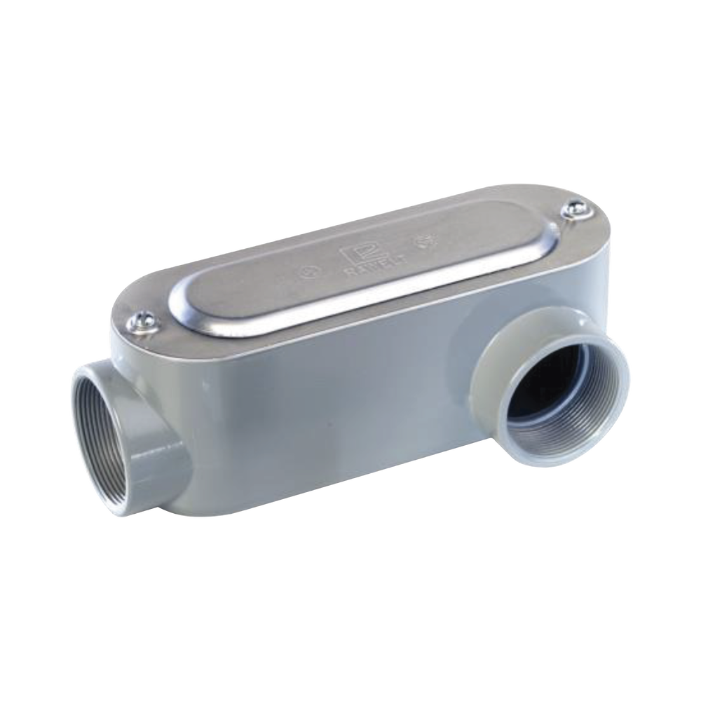 Caja oval roscada tipo LL de 1 1/2