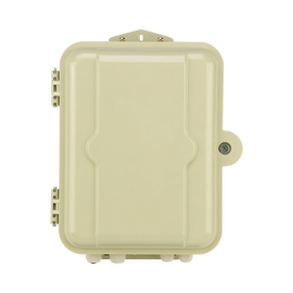 Gabinete Pasivo de Fibra Óptica, Acepta Dos Placas FPONEAP12, IP55, Montaje en Poste o Pared