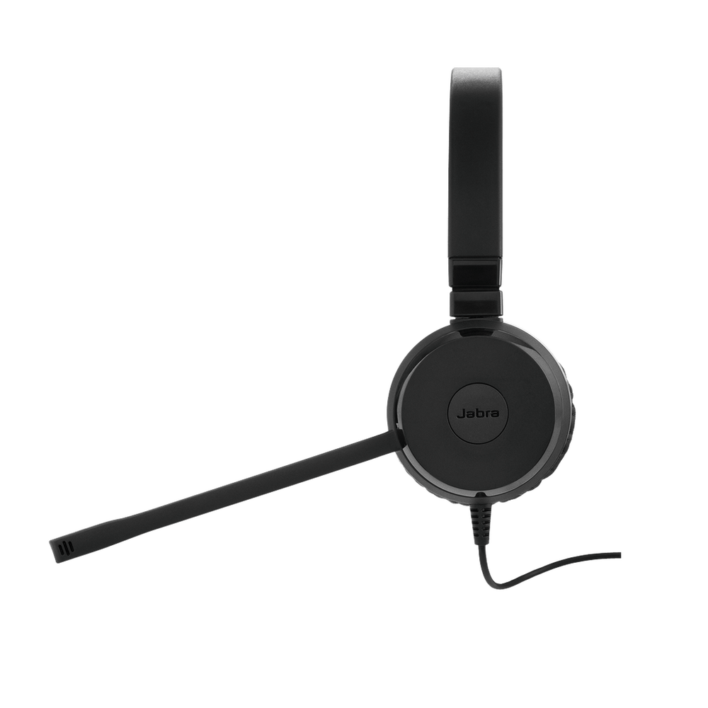 Jabra Evolve 20SE STEREO con conexión USB, micrófono con cancelación de ruido de última generación, configuración Plug and Play, Certificación Microsoft Teams (4993-823-109)