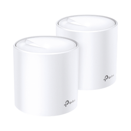 KIT de sistema inalámbrico Deco X20 mesh para hogar, doble banda Wi-Fi 6 (AX), doble puerto Gigabit, 4 antenas internas y compatible con amazon alexa