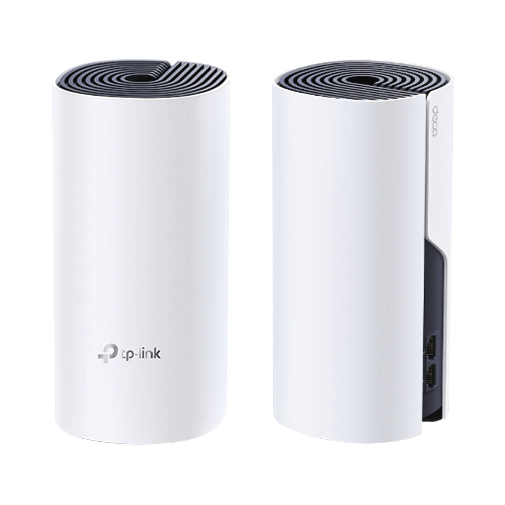 KIT de sistema inalámbrico y HomePlug AV1000, Deco P9 mesh híbrido para hogar, doble banda AC, doble puerto Gigabit, 2 antenas internas compatible con Alexa.