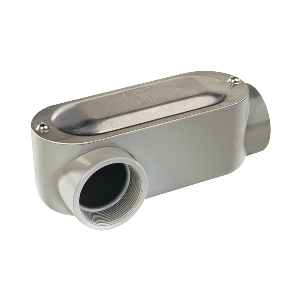 Caja oval roscada tipo LR de 3