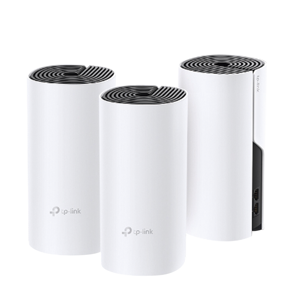 KIT de sistema inalámbrico y HomePlug AV1000, Deco P9 mesh híbrido para hogar, doble banda AC, doble puerto Gigabit, 2 antenas internas compatible con Alexa.