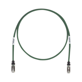Patch Cord Cat6A, Blindado S/FTP, CM/LS0H, 7ft, Color Verde