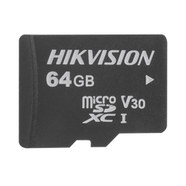 Memoria microSD / Clase 10 de 64 GB / Especializada Para Videovigilancia / Compatibles con cámaras HIKVISION