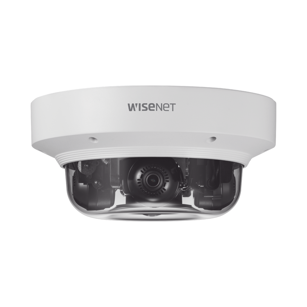 Cámara IP Multisensor 8MP ( 4 Sensores de 2MP) WDR 120 DB, Lente Motorizado 3 - 6 MM /  HPOE / IP66 / IK10 / NEMA 4X