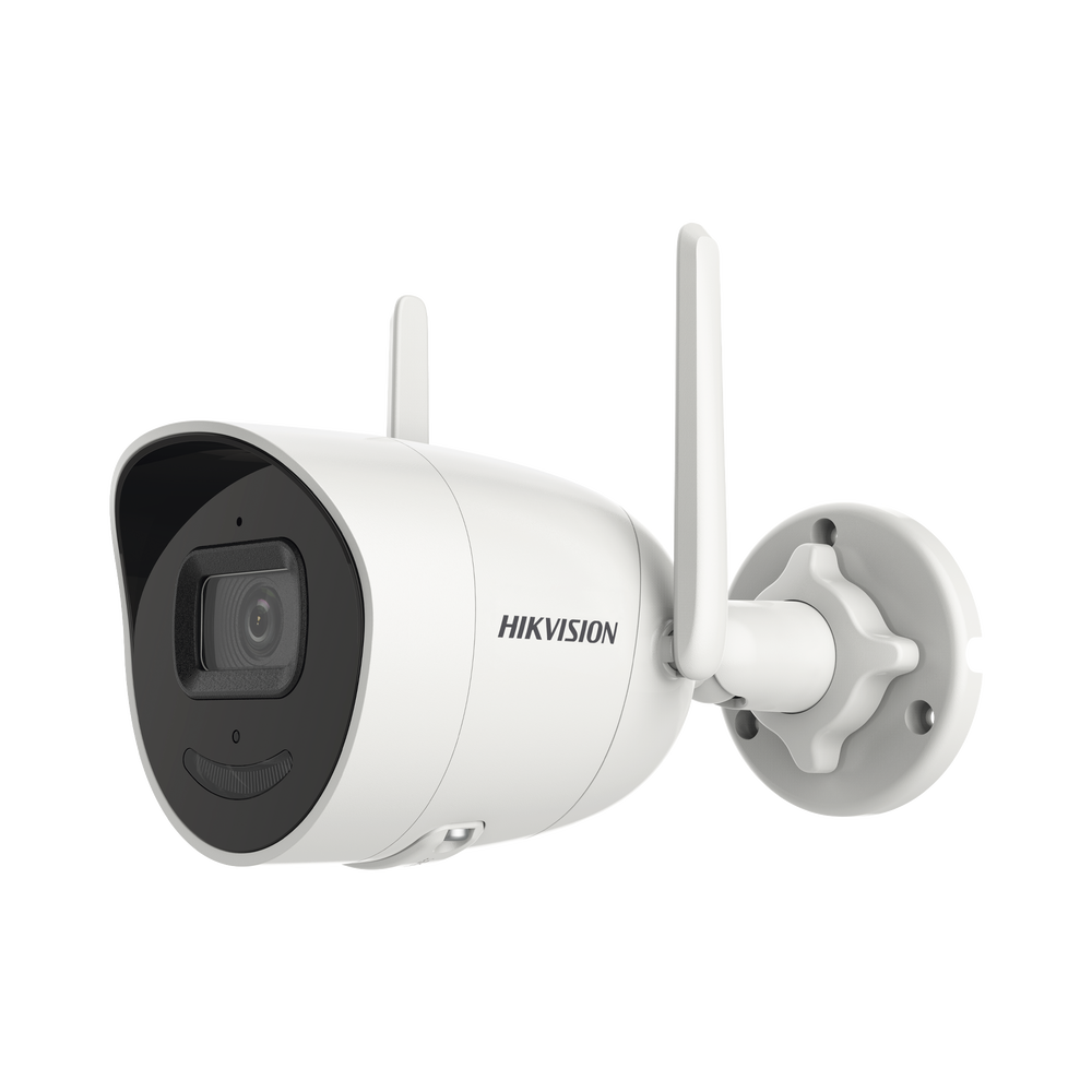 Bala IP 4 Megapixel / Lente 2.8 mm / 30 mts IR / Exterior IP66 / Wi-Fi / WDR 120 dB / Soporta Micro SD / H.265+ / Micrófono y Bocina Interconstruido