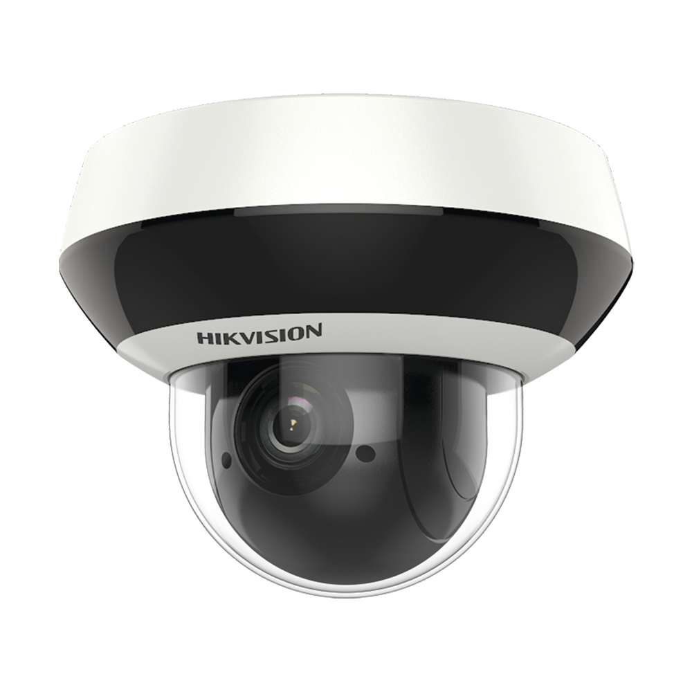 Mini PTZ IP 2 Megapixel / 4X Zoom / H.265+ / 20 mts IR EXIR / WDR / PoE / IK10 / Exterior IP66 / Ultra Baja Iluminación / Micrófono Integrado / PoE