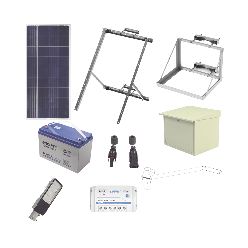 Kit de energía solar para alumbrado de 30 W
