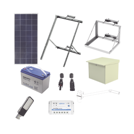 Kit de energía solar para alumbrado de 30 W