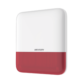 (AX PRO) Sirena Inalámbrica con Estrobo Rojo para Exterior / 110 dB