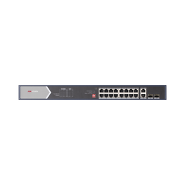 Switch PoE+ / 300 m PoE Larga Distancia / 12 Puertos PoE+ / 4 Puertos PoE++ / bt (90 W) / 2 Puertos SFP / 2 Puerto de Red Gigabit