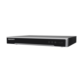 DVR 8 Megapixel / 8 Canales 4K TURBOHD + 4 Canales IP / 1 Bahía de Disco Duro / Audio por Coaxitron / 8 Entradas de Alarma / 4 Salida de Alarma / Detección de Rostros / H.265+